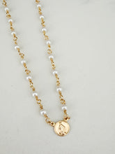 Load image into Gallery viewer, Miraculous Mary Medal Necklace- Little Girls
