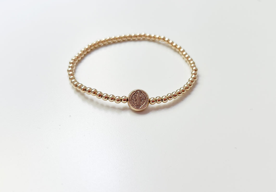 St. Benedict Bracelet- 3mm