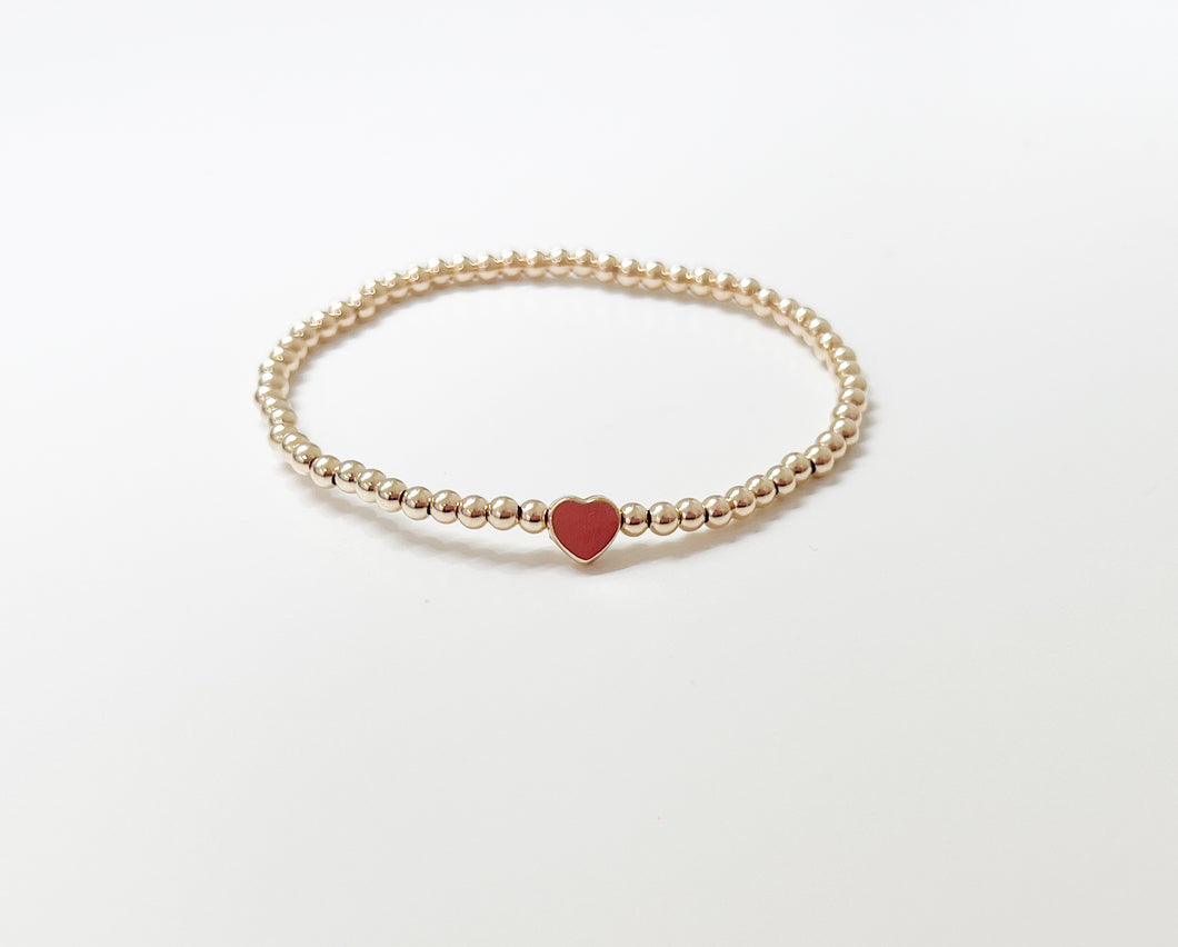 Gold Heart Bracelet