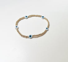 Load image into Gallery viewer, Evil Eye Bracelet- 3mm
