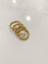 Load image into Gallery viewer, Gold Beaded Ring - 3mm

