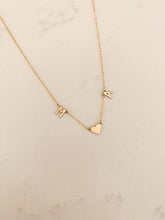 Load image into Gallery viewer, Initial Heart Necklace
