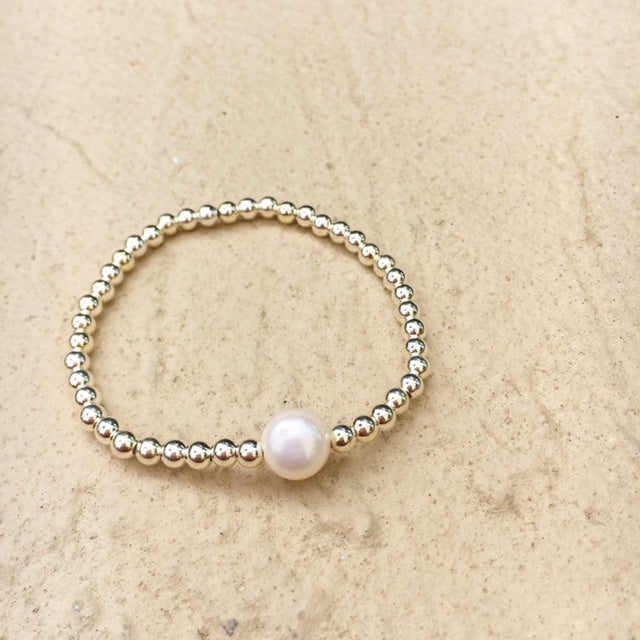 Pearl Bracelet- Silver