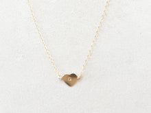 Load image into Gallery viewer, Gold Initial Heart Necklace
