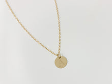 Load image into Gallery viewer, Initial Disc Necklace
