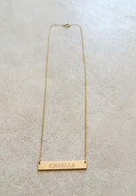 Load image into Gallery viewer, Engraved Nameplate Necklace

