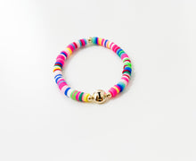 Load image into Gallery viewer, Colorful Initial Bead Bracelet- Little Girls
