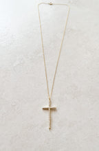 Load image into Gallery viewer, CZ Cross Necklace

