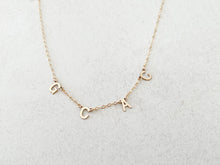 Load image into Gallery viewer, Spaced Name Necklace
