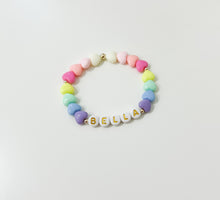 Load image into Gallery viewer, Heart Name Bracelet- Little Girls
