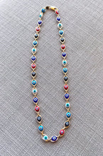 Load image into Gallery viewer, Colorful Evil Eye Choker
